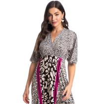 Kaftan feminino longo luna onça daniela tombini tamanho:p Kaftan feminino longo luna onça daniela tombini tamanho:p