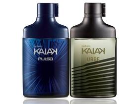 Kaiak Pulso + Urbe Natura Colônia Masculino 100ml - Kit C/2