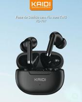 Kaidi fone de ouvido sem fio 02 branco e 02 preto