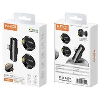 Kaidi microfone de lapela duplo compativel c/ android tipo-c p4-c Kaidi microfone de lapela duplo compativel c/ android tipo-c p4-c