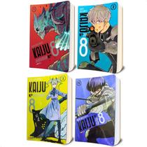 Kaiju N. 8 Mangá Volume 1 Ao 4 - KIT Panini Capa Comum português BR Kaiju N. 8 Mangá Volume 1 Ao 4 - KIT Panini Capa Comum português BR