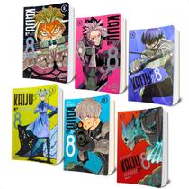 Kaiju N. 8 Mangá Volume 1 Ao 6 - KIT Panini Capa Comum português BR Kaiju N. 8 Mangá Volume 1 Ao 6 - KIT Panini Capa Comum português BR