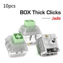 Kailh Box Crystal Transparente Jade Navy Cinco pinos Custom Switch Emerald Deep Blue Mechanical Keyboard - Jade - 10个