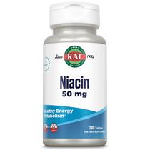 Kal 50 mg Niacina comprimidos, 200 contagem