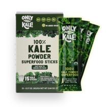 Kale em pó OnlyKale 15 bastões orgânicos de superalimento Kale em pó OnlyKale 15 bastões orgânicos de superalimento