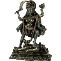 Kali - A Senhora da Destruição - Estátua em Resina Bronzeada de 19cm Kali - A Senhora da Destruição - Estátua em Resina Bronzeada de 19cm
