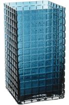 KALIL VASO 24x13x13cm VIDRO AZUL