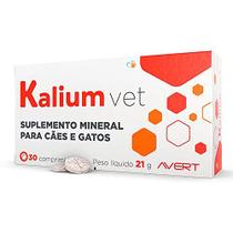 Kalium Vet Avert - Suplemento Mineral P/ Cães E Gatos 30 Cp