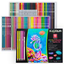 KALOUR Set de 60 Lápices para Dibujo Artístico, Incluye Lápices a Base de Aceite, Metálicos, Acuarelables, Neón y Pasteles Macaron. Ideal para Bocetos, Colorear y Manualidades DIY, Regalo para Adultos, Niños, Artistas y Principiantes KALOUR Set de 60 Lápices para Dibujo Artístico, Incluye Lápices a Base de Aceite, Metálicos, Acuarelables, Neón y Pasteles Macaron. Ideal para Bocetos, Colorear y Manualidades DIY, Regalo para Adultos, Niños, Artistas y Principiantes