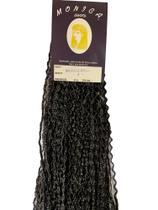 kanecalon trancinha cabelo sintético micro zizi cor 2 castanho escuro