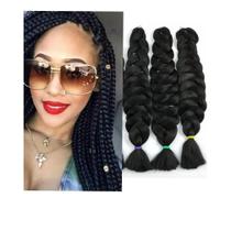 Kanekalon Jumbo 10 Pecas Fibra Para Tranças Box Braid Twist