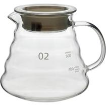 KANNE CAFETEIRA 12x13x13cm 600ml BOROSILICATO TRANSP