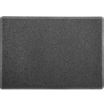 Kapazi capacho vinil br light liso cinza 40cm x 60cm