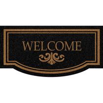 Kapazi capacho vinil formas 30cm x 70cm welcome black