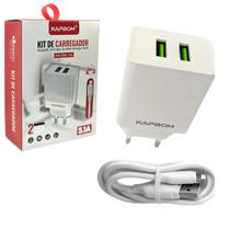 Kapbom 2 Usb Carregador Turbo 5.1a 100-240v50 /60hz