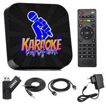 Karaoke Box Preto +De 1000 Musicas Sistema Com Pontuação - Karaokê Party Box