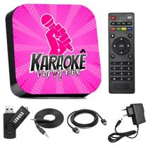 Karaoke Box Rosa +De 1000 Musicas Sistema Com Pontuação