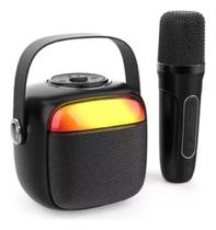 Karaokê Caixa de Som Bluetooth Led com Microfone Sem Fio aproveite o Dia das Crianças Família - KA Karaokê Caixa de Som Bluetooth Led com Microfone Sem Fio aproveite o Dia das Crianças Família - KA