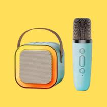 Karaokê Completo Infantil e Adulto com Microfone e Caixa Bluetooth Karaokê Completo Infantil e Adulto com Microfone e Caixa Bluetooth
