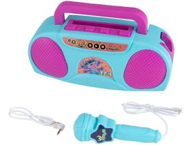 Karaokê Infantil Portátil Candide Boom Box Karaokê Karaokê Infantil Portátil Candide Boom Box Karaokê