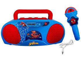 Karaokê Infantil Portátil Candide Spider-Man - Boombox Karaokê Infantil Portátil Candide Spider-Man - Boombox