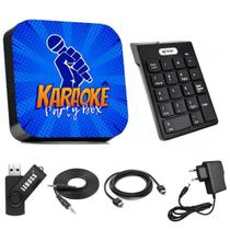 Karaoke Party Box Profissional +Teclado Numérico Videoke