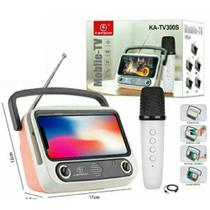 Karaokê Portátil Bluetooth com Microfone e Suporte Celular - KAPBOM Karaokê Portátil Bluetooth com Microfone e Suporte Celular - KAPBOM