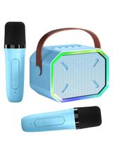 Karaokê Portátil Caiord Mini - Alto-Falante Bluetooth Azul