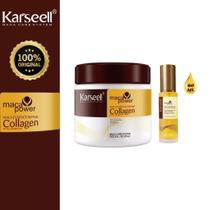 Karseell Collagen 500g + Óleo Maca Essence 60ml Nutrição e Brilho Intenso
