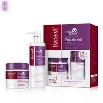 karseell Collagen Kit Shampoo e Máscara Matizador Loiro Platinado