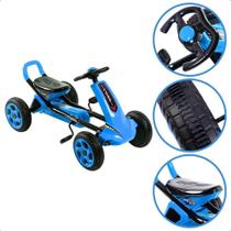 Kart de Pedal infantil Corrida com Buzina Divertido UNITOYS