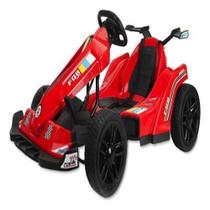 Kart Elétrico Carrinho Infantil Bateria Com Led Cinto E Mais