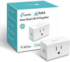 Kasa Smart Plug Ultra Mini 15A, Smart Home Wi-Fi Outlet Funciona com Alexa, Google Home & IFTTT, No Hub Required, UL Certified, 2.4G WiFi Only, 1-Pack (EP10), White