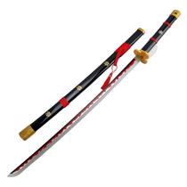 Katana De Led Recarregável Enma Black Zoro One Piece