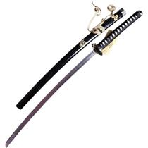 Katana Decorativa Kill Bill Hattori Hanzo Com Suporte E Bainha Madeira Cosplay