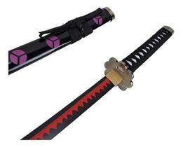 Katana Espada Shusui Zoro One Piece Lâmina Bambu Cosplay