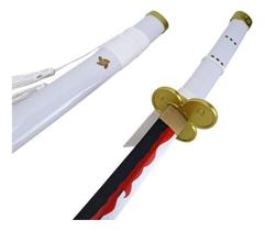 Katana Habakiri Kozuki Oden Zoro One Piece Lâmina Bambu