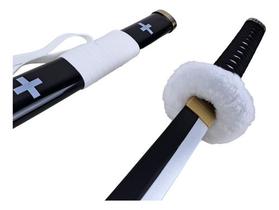 Katana Kikoku Trafalgar Law One Piece Lâmina Bambu Cosplay Preto Katana Kikoku Trafalgar Law One Piece Lâmina Bambu Cosplay Preto