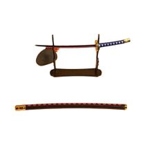 Katana Roronoa Zoro De Aço De 10 Polegadas Em Tamanho Real, Espada Samurai Japonesa, Faca De Ferro