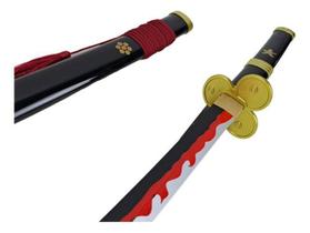 Katana Roronoa Zoro Sandai Kitetsu One Piece Lâmina Bambu Katana Roronoa Zoro Sandai Kitetsu One Piece Lâmina Bambu
