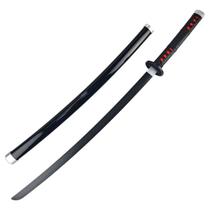 Katana Tanjiro Kamado Demon Slayer 102cm Com Bainha e Suporte De Mesa Para Cosplay Ou Decoração Katana Tanjiro Kamado Demon Slayer 102cm Com Bainha e Suporte De Mesa Para Cosplay Ou Decoração