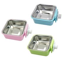 Kathson Dog Bowl, 3 peças de comedouros suspensos de aço inoxidável para animais de estimação