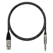 Kato - Cabo De Microfone Xlr/P10 Preto - 3 Metros