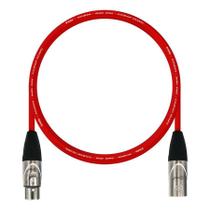 Kato - Cabo De Microfone Xlr/Xlr Vermelho - 10 Metros