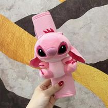 Kawaii Disney Stitch Anjo Dos Desenhos Animados Casal Cinto De Segurança Do Carro Capa De Ombro