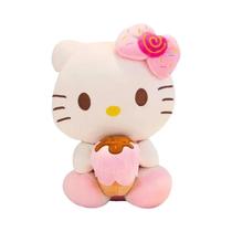 Kawaii Hello Kitty Brinquedos De Pelúcia Sorvete Travesseiro Recheado Boneca Macia Decoração Anime