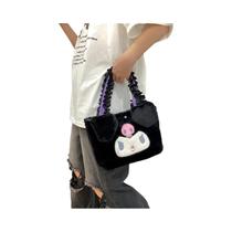 Kawaii Hello Kitty Saco De Pelúcia Sanrio Anime Bolsa Cinnamoroll Kuromi Melodia Ombro Macio Saco