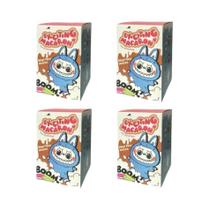 Kawaii Labubu 3.0 PVC Blind Box Series Macaron Pingente Boneca Monstro Chaveiro Presente De