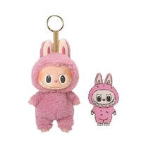 Kawaii Labubu Macaron Esmalte Rosto Estatueta De Pvc Ornamento De Mesa Caixa Cega Presente De - Bandai