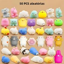 Kawaii Mochi Squishies 50-5 Peças Brinquedos Antiestresse Para Crianças Alívio Do Estresse